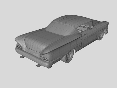 Mobil Terbengkalai 41 Model 3D