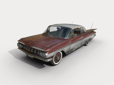 Abandoned Car 37 3D Model