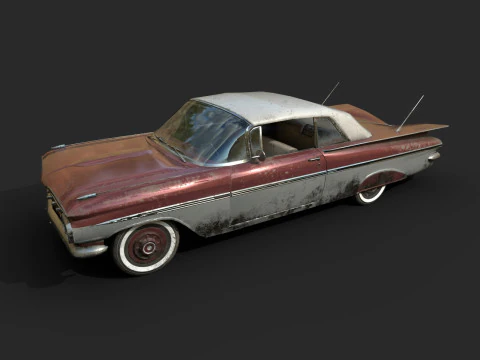 Abandoned Car 37 3D Model