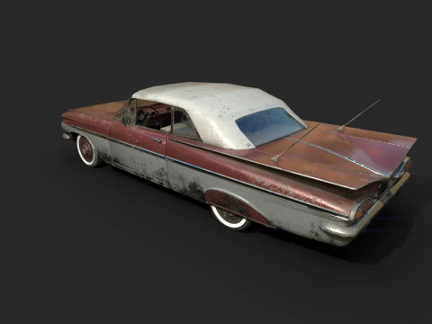 Abandoned Car 37 3D Model