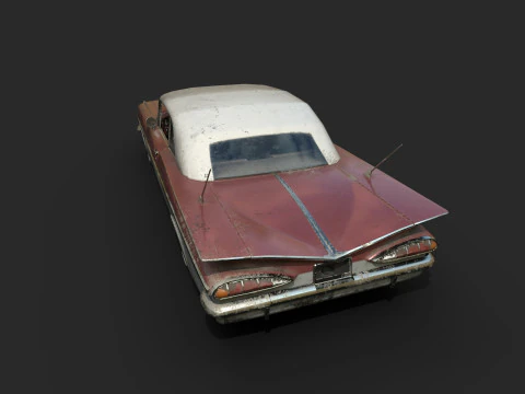 Abandoned Car 37 3D Model