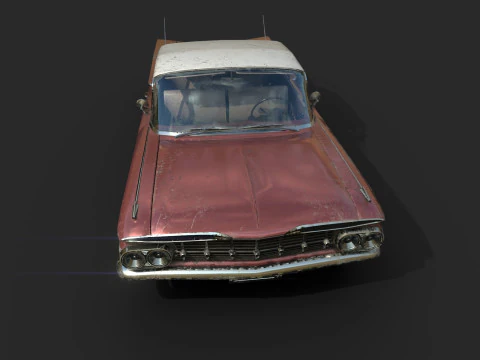 Abandoned Car 37 3D Model