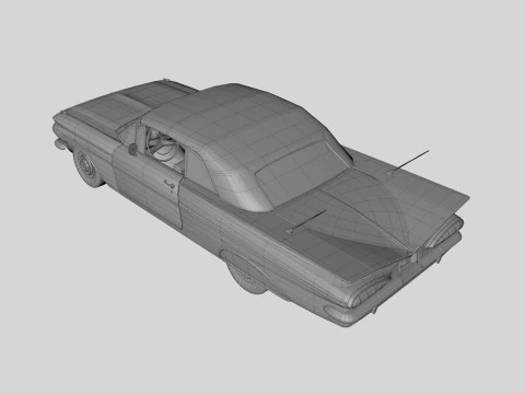 Abandoned Car 37 3D Model