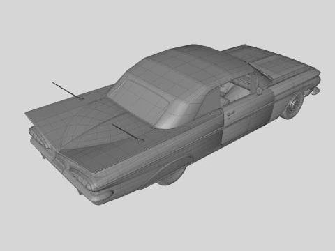 Abandoned Car 37 3D Model