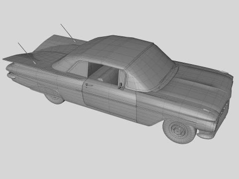 Abandoned Car 37 3D Model