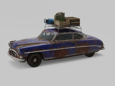 Abandoned Car 36a 3D Model