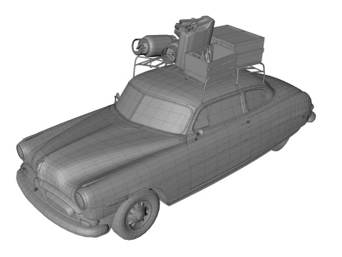 Abandoned Car 36a 3D Model