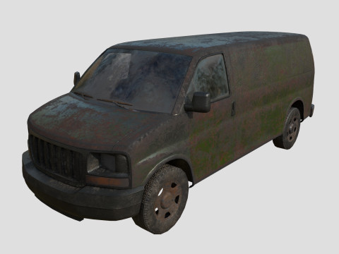 Opuszczony odbiór 04 Model 3D