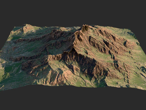 Mountain 3D Model