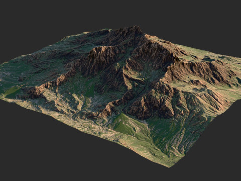 Гора 3D Модель