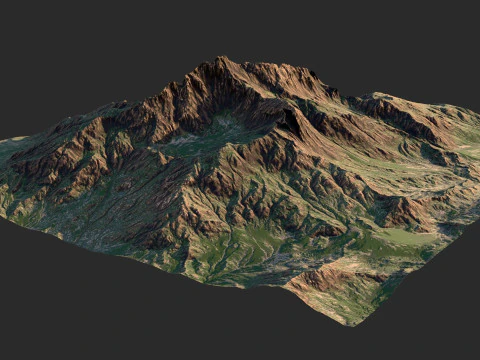 Mountain 3D Model