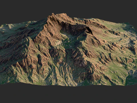 Mountain 3D Model