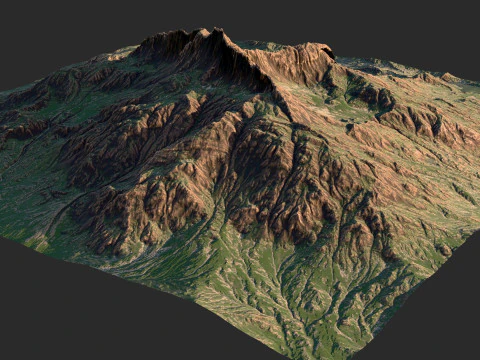 Mountain 3D Model