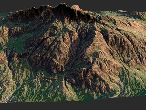 Mountain 3D Model