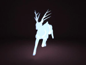 glowing deer-patronus 3D Model