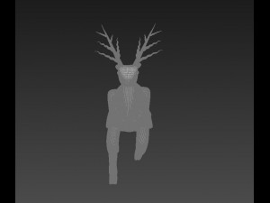 glowing deer-patronus Modelo 3D