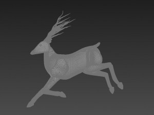glowing deer-patronus Modelo 3D