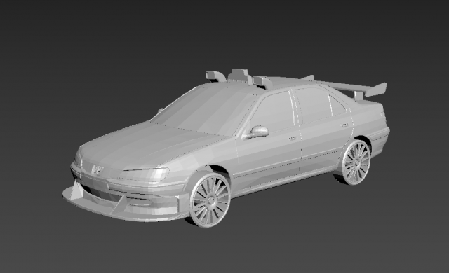 taxi 2 by luc besson 3D प्रिंट मॉडल .c4d .max .obj .3ds .fbx .stl .blend 