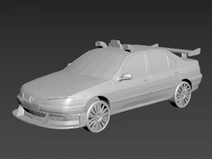 Taxi 2 von Luc Besson 3D Druckmodell