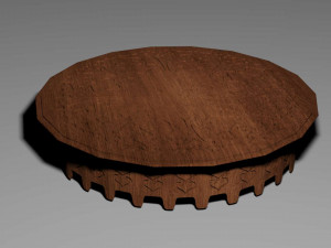 antique coffee table 3D Model