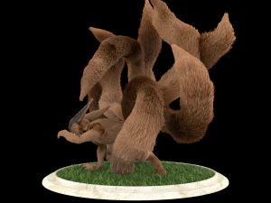 kurama nine tails naruto 3D Model