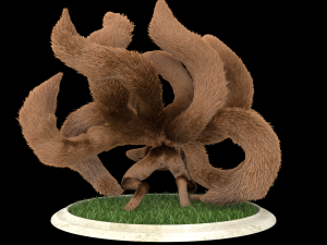 kurama nine tails naruto Model 3D