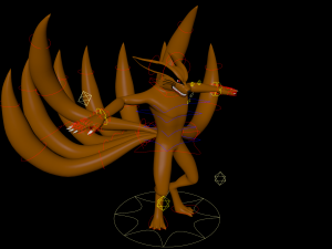 kurama nine tails naruto Model 3D