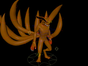 kurama nine tails naruto 3D Model