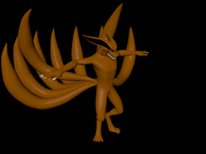 kurama nine tails naruto 3D Model