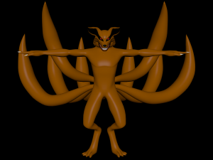 kurama nine tails naruto Model 3D