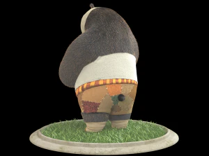 kung fu panda po 3D Model