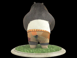 kung fu panda po 3D Model