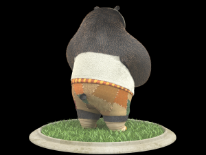 kung fu panda po 3D 모델