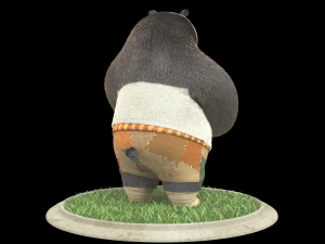 kung fu panda po 3D Model