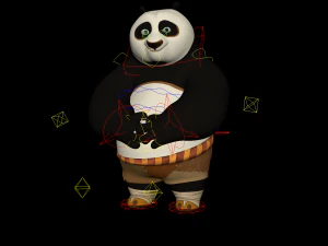 kung fu panda po 3D Model