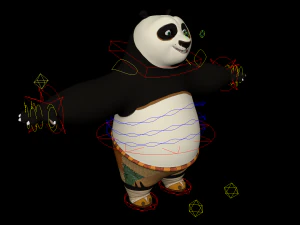 kung fu panda po 3D Model