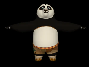 kung fu panda po 3D Model
