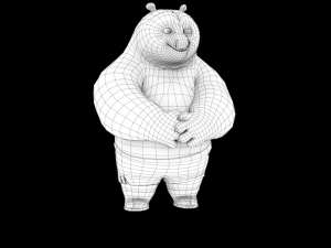 kung fu panda po 3D 모델