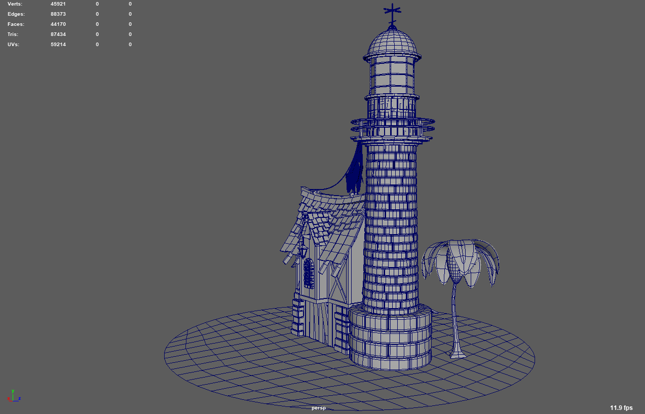 CyberCity2080 3D Model in Buildings 3DExport