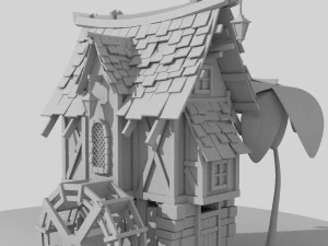 water mill 3D Model