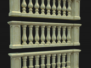 balustrade 3D 모델