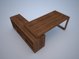 modern office desk 3D Модель