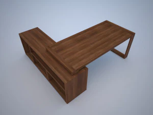 modern office desk 3D Model