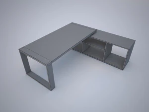 modern office desk 3D Model