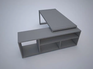 modern office desk 3D Model