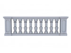 classic balustrade 3D Model