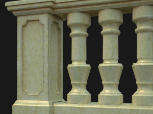 classic balustrade 3D Model