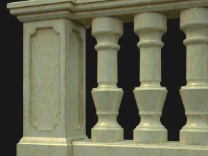 classic balustrade 3D Model