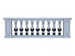 balustrade 3D मॉडल