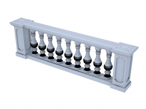 balustrade 3D मॉडल